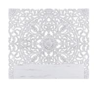 Menzzo Tête de Lit Serena 160 cm - Bois Blanc, Design Élégant et Intemporel pour Lit Double/Queen Size