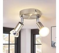 meoaow Plafonnier LED GU10 2 spots moderne orientable 350°