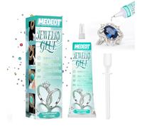 Meoeot Colle Bijoux Extra Fort, 120ml Rhinestone Glue Transparente, Imperméable, Colle à Perles, Collage Précis Des Pierres Précieuses, Perles, Boucles D’oreilles, Bracelets,Colliers, Loisirs Créatifs
