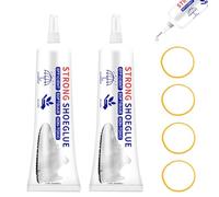 Meoeot Colle Forte pour Chaussures et Bottes - Super Adhésif Transparent de Réparation Instantanée pour Cuir et Sport (60ml*2)