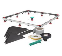MEPA 182123 SF RE 3S+ Kit universel pour installation insonorisante de receveurs de douche rectangulaires extra et super plats en acier, acrylique, fonte minérale