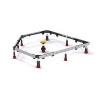 MEPA Cadre de montage SF 120/120 pour receveurs de douche pentagonaux et en quart de cercle, 150185,