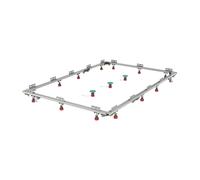 MEPA Cadre de montage SF 120/180 pour receveurs de douche en acrylique et en acier, 150177,
