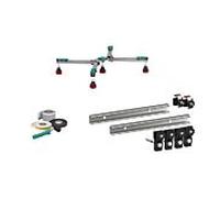 Mepa Duschwannen Set Superflach bis 100x100cm Duschwannenfüße, Wannenleisten, Dichtband