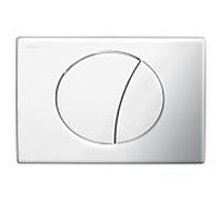 Mepa MEPAellipse plaque de déclenchement 420755 chromé mat, pour réservoir à encastrer A21/E21, 2 quantités
