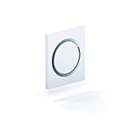 MEPA Zero Partie 2 plaque de rinçage 421134 blanc , pour urinoir