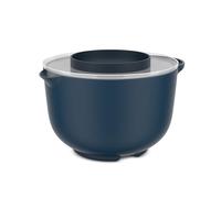 Mepal - 102306018100 - Bol de Préparation plus Couvercle Chef It, Base Antidérapante, Résiste au Micro-Ondes et au Lave-Vaisselle, Matériau Résistance aux Chocs Supporte Jusqu'À 110°C, 3000 ml, Navy