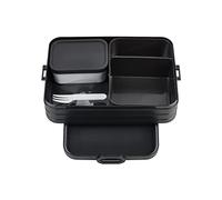 Mepal Bento Lunch Box Large - Boite dejeuner - Pour 4 Sandwiches ou 8 Tranches de Pain - Lunchbox pour Sandwichs, Petits Snacks et Restes - Snack & Déjeuner - Nordic black