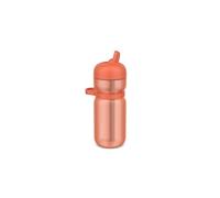 Mepal - Bidon de Sport Flip - Étanche (en Position Fermée) - Poignée de Transport Confortable - Paille Intégrée - Bouteille d'Eau - 600 ml - Peach Orange