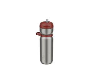 Mepal - Bidon de Sport Isotherme Twist - Étanche - Pas besoin de pencher - Isolé sous vide: 6h chaud, 10h froid - Bouteille d'eau - 600 ml - Mountain red