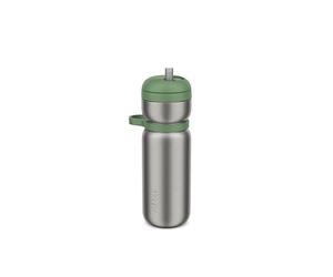 Mepal - Bidon de Sport Isotherme Twist - Étanche - Pas besoin de pencher - Isolé sous vide: 6h chaud, 10h froid - Bouteille d'eau - 600 ml - Moss green