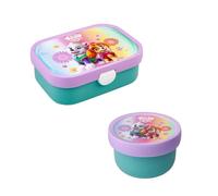 Mepal | Boîte à bento et fruits pour enfants | Passe au lave-vaisselle et sans BPA | 300 ml et 750 ml | Avec compartiments, fourchette et fermeture à clip | Parfait pour les collations et les repas |