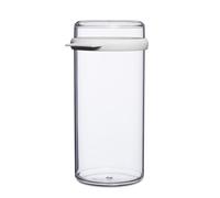 Mepal - Boîte à Biscuits Stora - Boîte de Conservation étanche pour le Stockage des Biscottes - Récipient de Stockage étanche - Idéal pour L'organisation de la Cuisine - 1900 ml - Transparent & White