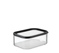 Mepal - Boîte à Fromage Modula - Noir - capacité 2000 ML - boîte de Conservation spéciale réfrigérateur pour fromages et Fromage en tranches - avec Plateau Anti Condensation, Boîte à fromage 2000 ml