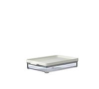 Mepal Boîte Conservation Jambon à 1 couche - Boîte Rangement Frigo avec Couvercle - Rangement Frigo Charcuterie - Récipient pour le L'organisation de la Cuisine - 500 ml - Nordic white