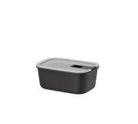 Mepal - Boîte de conservation alimentaire EasyClip - Boîte de rangement avec couvercle et fermeture coulissante - Pour le micro-ondes, le four à vapeur et le congélateur - 700 ml - Nordic black