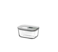 Mepal - Boîte de conservation alimentaire en verre EasyClip - Boîte de rangement en verre avec couvercle et fermeture coulissante - Convient pour le micro-ondes, le four et le congélateur - 450 ml