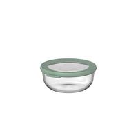 Mepal - Boîte de Conservation Ronde en Verre Cirqula - Résistant à la Chaleur - Convient pour Four, Micro-ondes, Congélateur et Lave-vaisselle - Boite Alimentaire Verre - 750 ml - Nordic sage