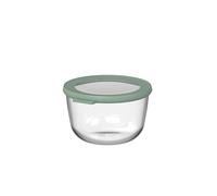 Mepal - Boîte de Conservation Ronde en Verre Cirqula - Résistant à la Chaleur - Convient pour Four, Micro-ondes, Congélateur et Lave-vaisselle - Boite Alimentaire Verre - 1000 ml - Nordic sage