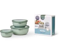 Mepal - Boîte Hermétique 3 Pcs Cirqula Rond Nordic Sage