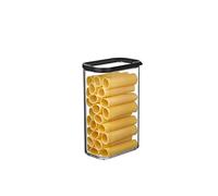 Mepal Boîte Rangement Cuisine Rectangulaires - Boîte de Stockage Transparente avec Couvercle - Rangement et Organisation de Cuisine - Boite Hermétique Alimentaire & Empilable - 2000 ml - Black