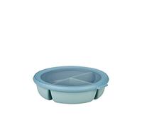 Mepal - Bol bento Cirqula 3 cases multi-usage rond - Boîte de conservation hermétique - Conserver un repas séparé - Meal prep containers & boîtes alimentaires - Nordic green