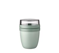 Mepal bol muesli a emporter - Mini - Pratique comme Pot de Yaourt et de Muesli - Compartiments Séparés - Convient au Congélateur, au Micro-ondes et au Lave-vaisselle - 300 ml + 120 - Nordic sage