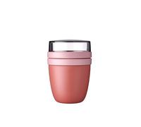 Rosti Mepal Lunchbox Ellipse 500+200 ml, compartiments séparés, plastique, mauve foncé