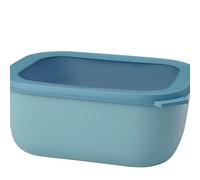 Mepal - Bol Multi-Usage rectangulaire Cirqula - Nordic Green - capacité 3000 ML - Couvercle Amovible - incassable - étanche - Stockage au congélateur, Stockage à Froid - Passe au Lave-Vaisselle