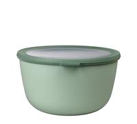 Mepal - Bol Multifonction Cirqula Rond - Boîte Conservation Alimentaire avec Couvercle - Convient comme Boîte de Hermétique pour le Réfrigérateur, Micro-ondes & Congélateur - 3000 ml - Nordic sage