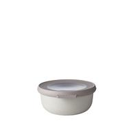 Mepal - Bol Multifonction Cirqula Rond - Boîte Conservation Alimentaire avec Couvercle - Convient comme Boîte de Hermétique pour le Réfrigérateur, Micro-ondes & Congélateur - 350 ml - Nordic white