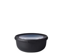 Mepal Bol multifonction Cirqula 750 ml - Rond hermétique micro-ondes & congélateur - Nordic black