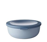 Rosti Mepal – Bol multifonction Cirqula Rond 1250 ml – Couvercle hermétique Nordic blue