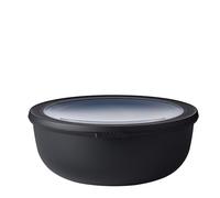 Mepal - Bol Multifonction Cirqula Rond - Boîte Conservation Alimentaire avec Couvercle - Convient comme Boîte de Hermétique pour le Réfrigérateur, Micro-ondes & Congélateur - 2250 ml - Nordic black