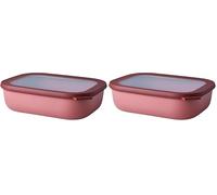 Mepal - Bol Multifonction Rectangulaire - Boîte Conservation Alimentaire avec Couvercle - Convient comme Boîte de Hermétique pour le Réfrigérateur, Micro-ondes & Congélateur - 2000 ml - Vivid mauve