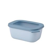 Mepal - Bol Multifonction Rectangulaire - Boîte Conservation Alimentaire avec Couvercle - Convient comme Boîte de Hermétique pour le Réfrigérateur, Micro-ondes & Congélateur - 750 ml - Nordic blue