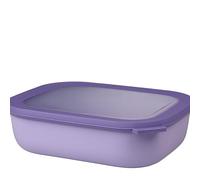 Mepal - Bol Multifonction Rectangulaire - Boîte Conservation Alimentaire avec Couvercle - Convient comme Boîte de Hermétique pour le Réfrigérateur, Micro-ondes & Congélateur - 2000 ml - Vivid lilac