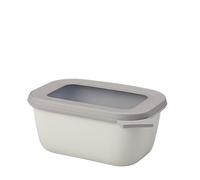 Mepal - Bol Multifonction Rectangulaire - Boîte Conservation Alimentaire avec Couvercle - Convient comme Boîte de Hermétique pour le Réfrigérateur, Micro-ondes & Congélateur - 750 ml - Nordic white