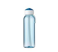 Mepal - Bouteille Flip-Up Campus - Gourde Étanche pour L'école et les Déplacements - Bouteille Transparente - Réutilisable - Sans BPA et Lavable au Lave-vaisselle - 500 ml - Blue