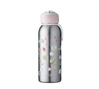 Mepal - Bouteille Isotherme Flip-up Campus Little Dutch - Gourde Thermos pour Enfants - Bouteille en Acier Inoxydable - 4 Heures Chaudes et 12 Heures Froides - 350 ml - Flowers & Butterflies