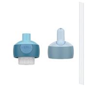 Mepal Campus Ensemble de bouchons à clapet et à rabat, couvercles de rechange pour bouteille isotherme, bouteille d’eau et gourde, pièce de rechange avec joint d’étanchéité et paille, PP/Silicone