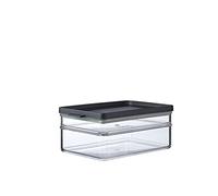 Mepal - Conteneur à Petit-déjeuner Duo Omnia - Boîte Conservation 2 Couches pour Conserver Produits Alimentaires - Boîtes Empilables pour Organisation de la Cuisine - 500 ml et 1200 ml - Black