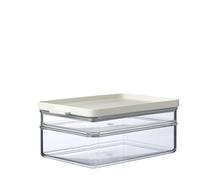 Mepal Boîte de conservation Duo Omnia 2 compartiments empilable blanche 500 ml et 1200 ml