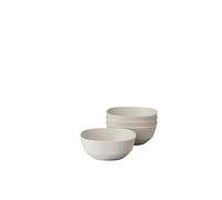 Mepal - Coupelle 4 pièces Silueta - Lavable au lave-vaisselle et résistant au micro-ondes - Plat de service - Plats à tapas - Vaisselle - 250 ml - Nordic white