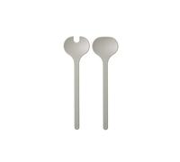 Mepal - Couverts à salade 2 pièces Silueta - Lavable au lave-vaisselle - Couverts à salade - Fourchette et cuillère à salade - Nordic white