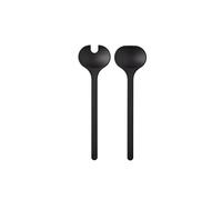 Mepal - Couverts à salade 2 pièces Silueta - Lavable au lave-vaisselle - Couverts à salade - Fourchette et cuillère à salade - Nordic black