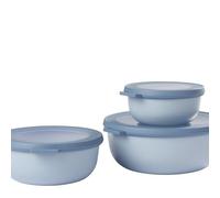 Rosti Mepal – Ensemble de 3 bols Cirqula Rond – 350/750/1250 ml – Nordic blue