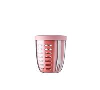 Mepal - Fruit- & Veggie pot Ellipse - idéal pour Les Fruits et légumes - passoire et Petite Fourchette - boîte à Fruits - 600 ml - Vivid mauve 107655078700