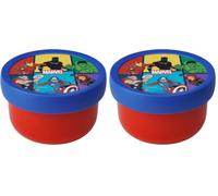 Mepal - Fruitbox Campus - Boîte à gouter pour enfants - Lavable au lave-vaisselle et convient au micro-ondes - Sans BPA - 300 ml - Avengers (Lot de 2)