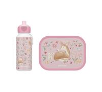 Mepal - Kit de pause Campus Little Dutch - Set pour enfants avec gourde pop-up et boîte à déjeuner - Ensemble repas pour l'école ou les déplacements - Passe au lave-vaisselle - 400 + 750 ml - Fairy